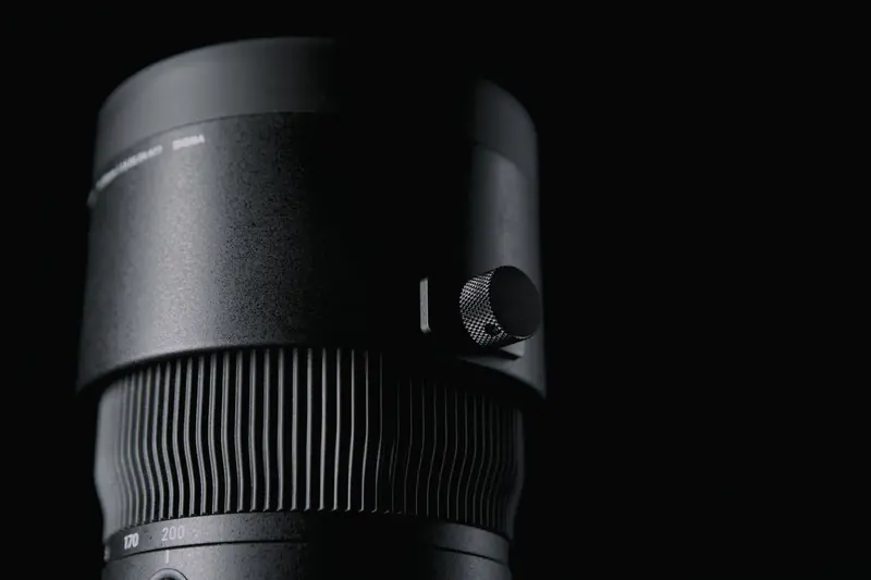 The zoom ring on the Sigma 70-200 f/2.8 Sports lens for L-Mount