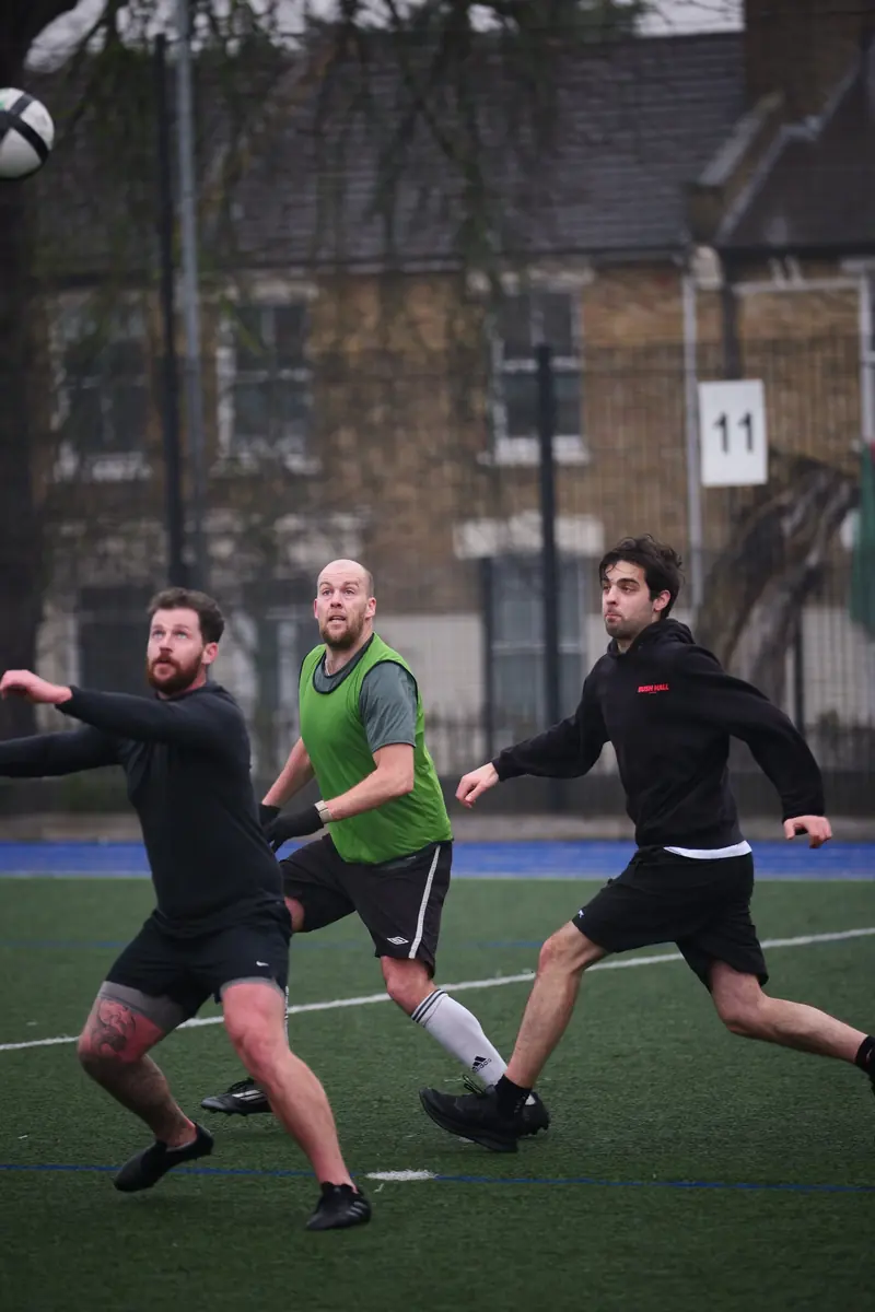 Clapton Cobras mixed 7-a-side football, shot on the Sigma 70-200mm f/2.8 Sports and Panasonic S5IIX